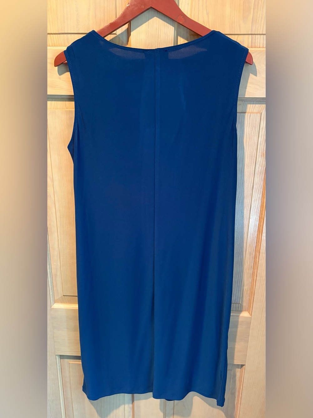 R&M Richards Royal Blue 2-piece Sequin Open-Front Jacket and Dress Sz. 14 - Picture 3 of 6